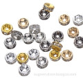 2015 wholesale 6mm rhinestone faceted rondelle gemstone beads